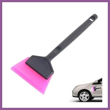 Bezos Mini Saplı Silikon Çekçek Ragle Cam Filmi Çekme Uygulama Aparatı 6x16cm Siyah Pembe Rengaren