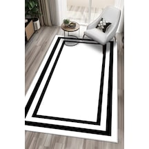 West Home Dijital Baskı Yıkanabilir Kaymaz Taban Leke Tutmaz Beyaz Mutfak Halısı Salon Halısı Ve Yolluk Wh 496 White