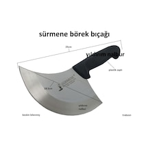 Sürmene Börek Kesme Bıçağı Pide Doğrama Bıçağı Plastik Sap