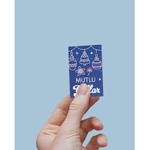 Yılbaşı Mutlu Yıllar Yazılı Hediye Kart Seti, Zil Temalı Paketlem
