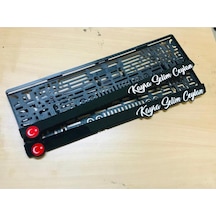 Appcity Kişiye Özel Lazer Kesim Plakalik (3D Çıkıntılı) 1 Takım 324192948