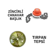 Motorlu Tırpan Rapco Zincirli Canavar Başlık Ve Kawashima Tırpan Tepsisi