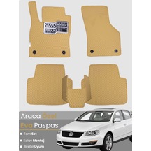 Volkswagen Passat B6 2005-2010 Uyumlu Eva Paspas Tam Set Oto Paspas,araca Özel,su Geçirmez 827