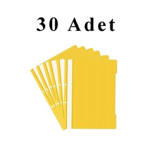 A4 Sarı Telli Dosya 1 Paket 30 Adet