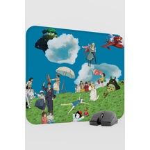 Miyazaki Anime V2 - 48x40 Xl Gaming Kauçuk Kaymaz Taban Mouse Pad Fare Altlığı