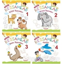 Minik Ressamlar (4 Kitap Takım) - Kolektif - Yumurcak Yayınları