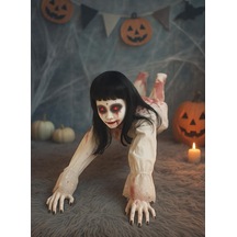 Cadılar Bayramı Sürünen Ölü Gelin Hareketli Halloween Parti Dekoru Genel