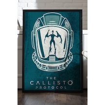 The Callisto Protocol Siyah Ahşap Çerçeveli Poster, Dekoratif Oyun Duvar Tablosu
