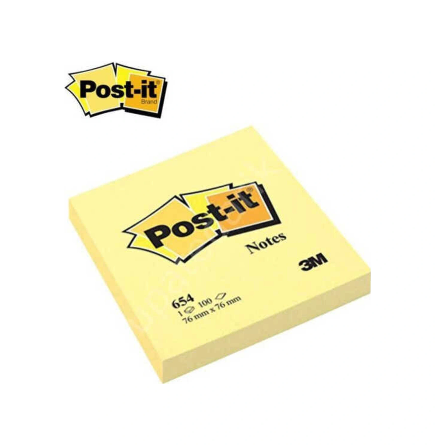 Not Kağıdı Post-ıt Orta Sarı 76 X 76 Mm 654