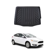 Ford Focus 4 Hb 2015-2018 Arası Uyumlu Araca Özel Kauçuk Bagaj Havuzu Siyah İnce Stepneli Model İçin