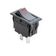 12v Tuşlu Anahtar Işıklı Kırmızı 3 Fişli on-off N11.2271