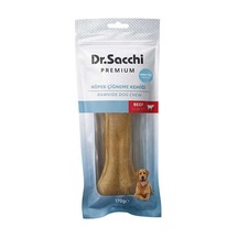 Dr.sacchi Premium Sığır Etli Doğal Sığır Derisi Press Kemik Tahılsız Köpek Ödülü 8.5'' 1'li 170 Gr