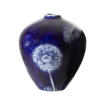 Mudo Home Amalfı Vazo 34x36 Cm Mavi