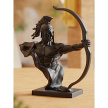 The Archer's Might Spartan Savaşçı Dekoratif Heykel