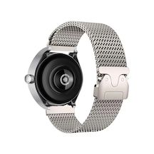 Ekılıf - Huawei Watch Gt5 Pro 46mm 22mm Uyumlu - Kordon Titanyum Hasır Kordon - Krd-100 - Titanyum - T37470