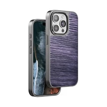 Venco Apple iPhone Uyumlu 14 Pro Wave Kapak - Derin Mor