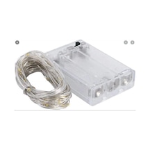 Süsleme Ledi 3 Mt Beyaz Pilli Peri Led 3 Ad Aa