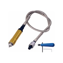 Esnek Şaft, Esnek Esnek Şaft Parlatma Chuck Rotary Tırnak Aracı Uzatma Kablosu Tutamak Elektrikli Parlatıcı Adaptör Aksesuarları