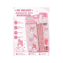 Pembe Sevimli Karakter Kırtasiye Okul Seti Pembe Pembe
