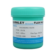 Burnley Dm-200 45pa.s Viskoziteli 100 Gram Krem Flux Lehim Pastası