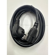3 Metre 1.5mm Power Kablo 3 Metre 3x1.5mm Oluklu Power Kablo