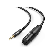 3.5mm To Xlr Mikrofon Ses Kablosu Örgülü 1 Metre