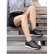 Nesilshoes Nesil Shoes Wiss 1120 Siyah Anatomik Kadın Sneakers