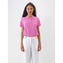 Xint Pembe Pamuk Dokulu Regular Fit Tişört 602334