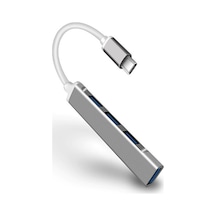 Daytona C-809 Apple Uyumlu MacBook Type-C To 4 Usb 3.0 Çevirici