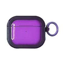 Movenchy Apple Uyumlu AirPods Pro 2 2.nesil Bond Kılıf - Mor Kapaklı Kılıf