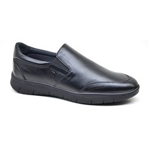 King Paolo R9219 Shoeflex Komfort Ayakkabı - Siyah K Sy - Erkek