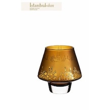 Paşabahçe İstanbul Amber Silüet Mumluk El Yapımı 11 Cm