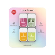 Touchland Nemlendirici Ve Kokulu El Temizleme Spreyi Seti 4x30ml