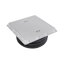 300Mm Koruge Boru Uyumlu Çerçeve + Düz Kapak