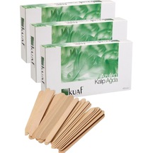 Kuaf Yeşil Azulen Kalıp Ağda 3 Adet 400 Gr + 100 Lü Spatula
