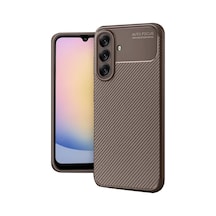 Newface Samsung Galaxy A17 5g Auto Focus Karbon Kapak - Kahverengi