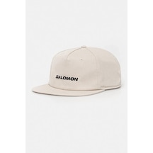 Salomon Lc2528200 Flat U Erkek Şapka Krem
