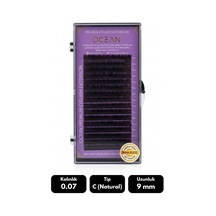 Ocean 0.07c Natural Kıvrım 9 Mm Soft Eyelash Doğal İpek Kirpik 16'lı