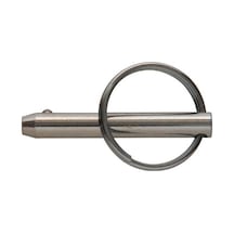 Hillman 4252 Cotterless Bağlantı Pimleri 1/4" Halka Çapı X 1-1/4" Uzunluk , Gümüş