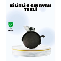 Ers 6 Cm Kilitli Tekerlek Ayak Tek Adet Diğer