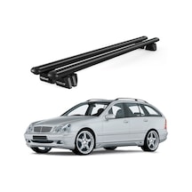 Pençe Mercedes-benz C Series S203 2000-2007 Uyumlu Siyah Ara Atkı 135cm Port Bagaj Tavan Barı