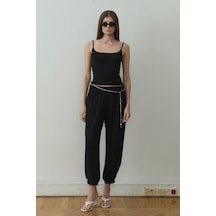 Suud Collection Siyah Cosie Askılı Top