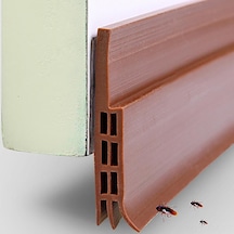 Ximistore9 Yapışkan Silikon Kapı Altı Contası - Su Geçirmez, Ses Yalıtımlı, Böcek Önleyici 5x100cm