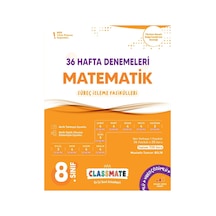 Okyanus 8. Sınıf Classmate 36 Hafta Denemeleri Matematik Süreç