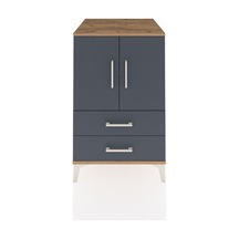 Kronos Komodin 2 Raflı 2 Çekmeceli 2 Kapaklı 60x59x96 Çam-ant... Çam