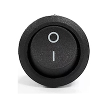Mr-133-3 20mm Yuvarlak Anahtar On-on 3 Bacaklı Siyah