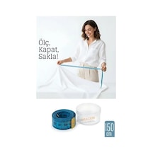 150 Cm Plastik Kutulu Mezura Esnek, Dayanıklı, Dikiş Ve Ölçüm İçin Pratik Şerit Metre 722323 Çok Renkli