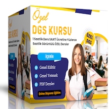 Özel Dgs Kursu İndirme Linki Gönderilmektedir