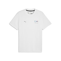 Puma Bmw Mms Ess Logo Tee Erkek Günlük Tişört 63489702 Beyaz Beyaz
