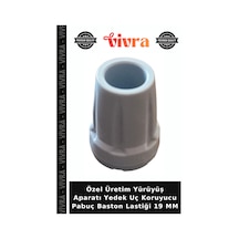 Özel Üretim Yürüyüş Aparatı Yedek Uç Koruyucu Pabuç Baston Lastiği 19 Mm